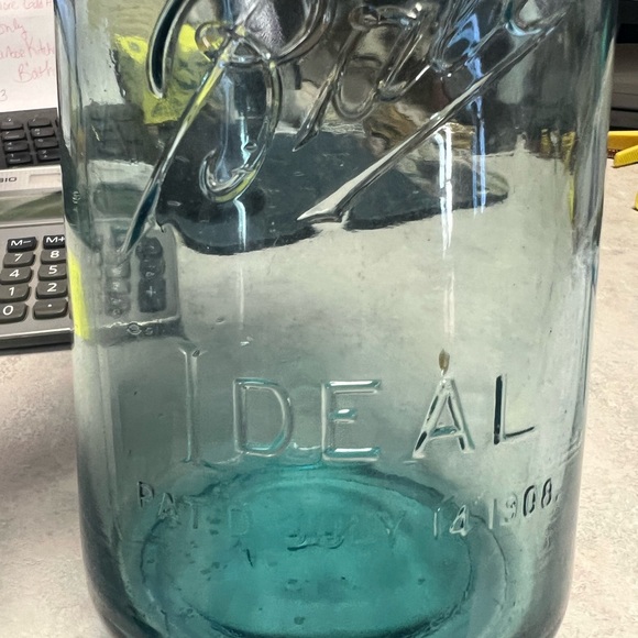 Ball org mason jar with wire lack top and perfect lid make an offer - Picture 3 of 7